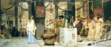 El Festival Vintage Romántico Sir Lawrence Alma Tadema Pinturas al óleo